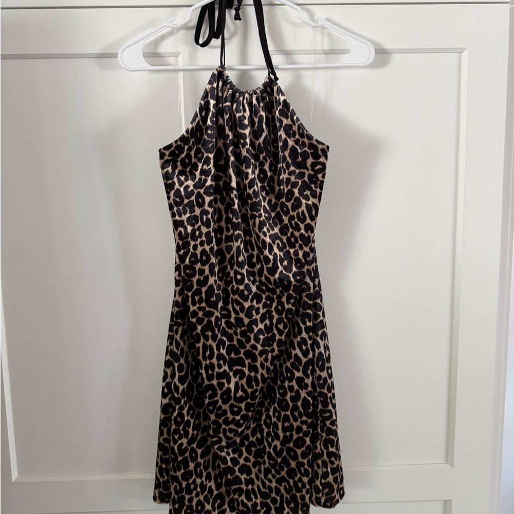 Target Backless Leopard Print Dress